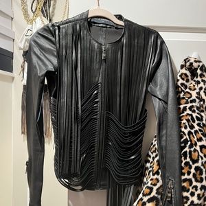 Nour Hammour Paris Leather Jacket